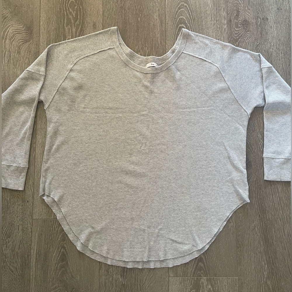 TNA Aritzia Waffle Sweater